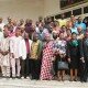 Group photograph of partnership parley between representatives of Nebraska College of Technical Agriculture (NCTA), USA; YABATECH and All Farmers Association of Nigeria (Lagos State Chapter), on farming capacity building and empowerment, held at the Multi Purpose Hall, YABATECH.